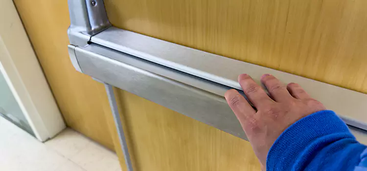Installing a Push Bar on a Door Irvine